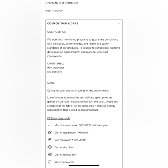 Zara Green High Waist Leggings XS - Picture 11 of 13